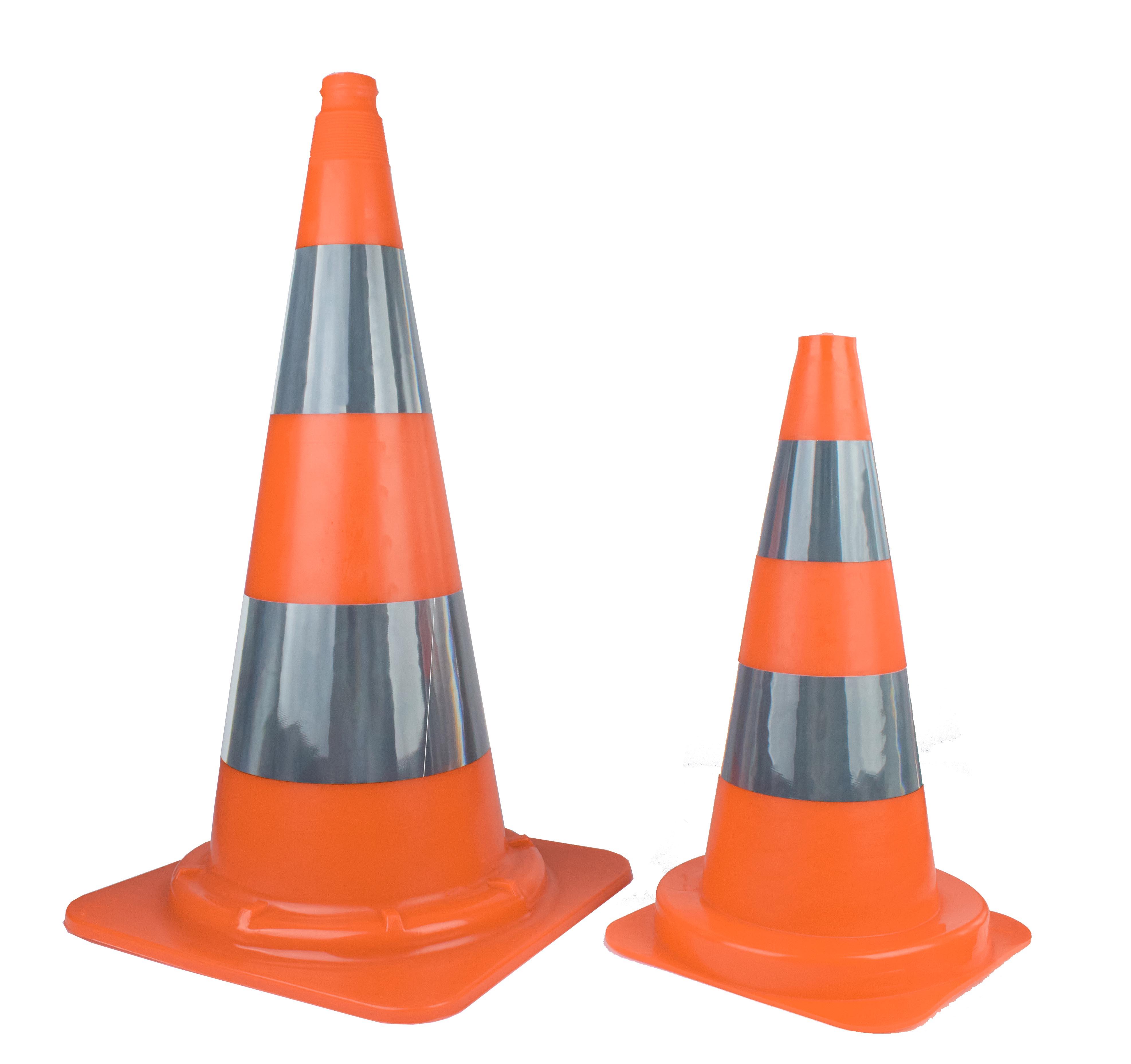 Cône de signalisation monobloc 75cm Prismatique 3.1Kg